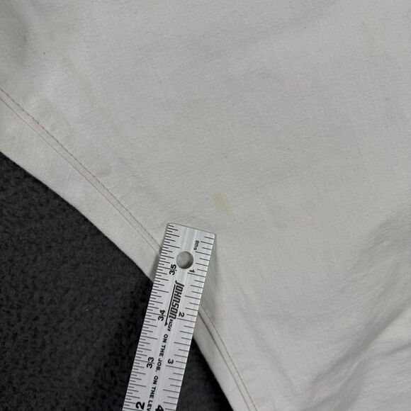 J Crew Jeans Mens 33x32 White 484 Slim Fit Selvedge Denim Button Fly - Picture 10 of 16